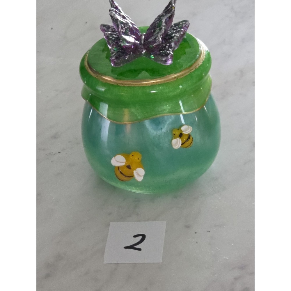 Handmade Resin Stash/Honey Pot Jar - Picture 3 of 12
